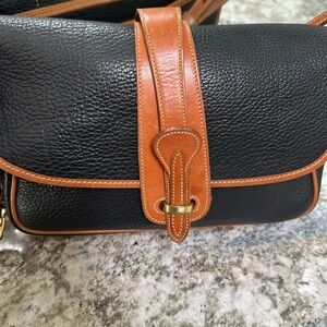 80s Vintage DOONEY BOURKE Bag Crossbody All Weather Leather Satchel 2Way USA